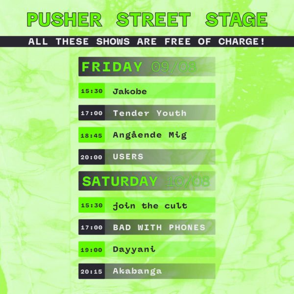 Frigjort Festival 2024 / Pusher Street / Loppen / Byens Lys